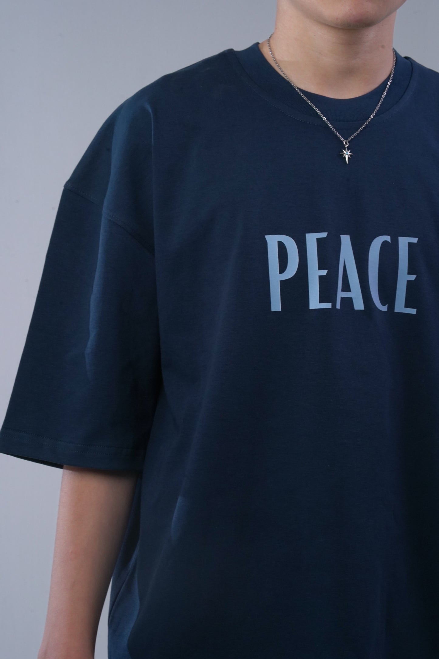 PEACE Navy Blue T-shirt