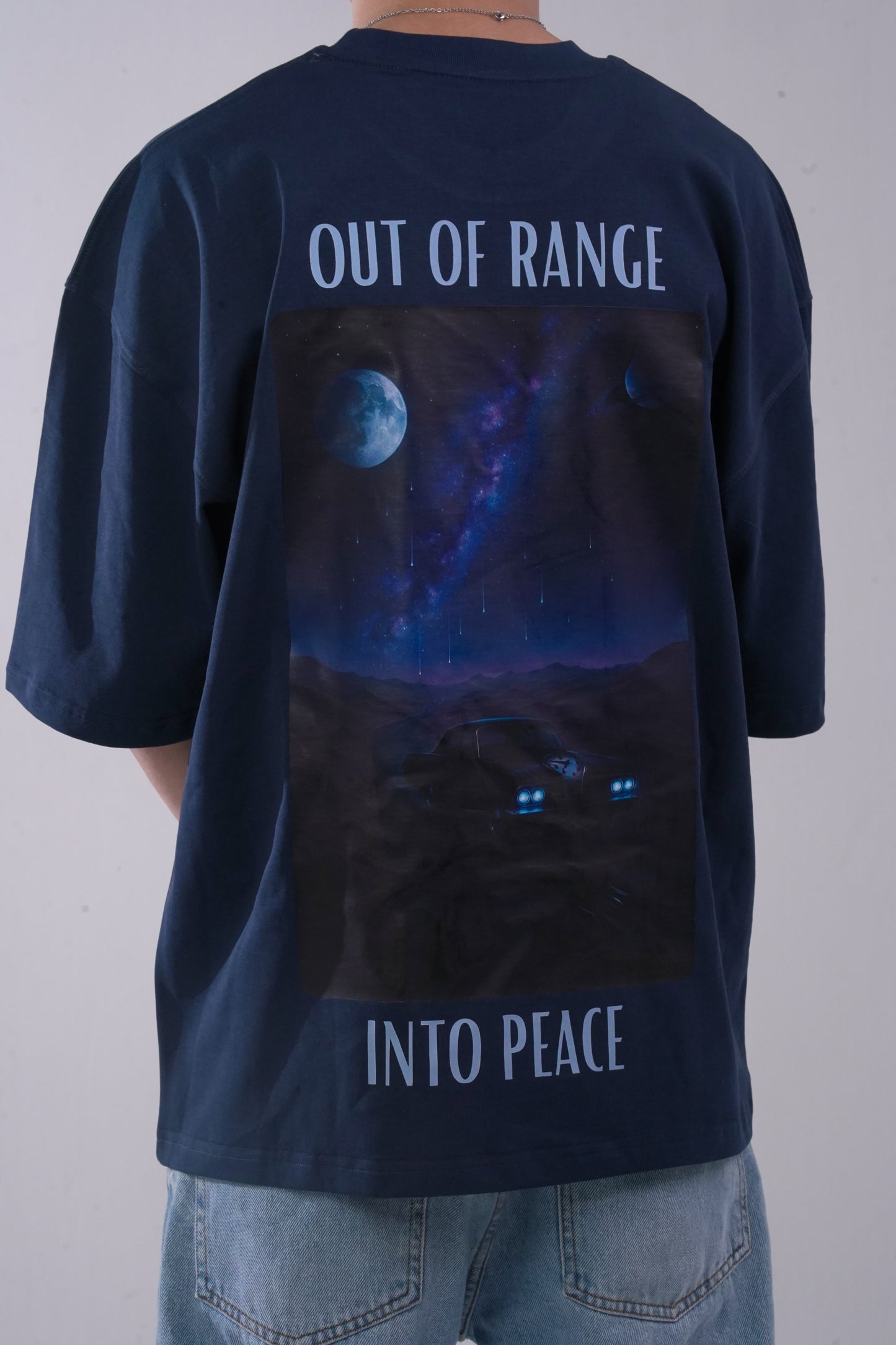 PEACE Navy Blue T-shirt