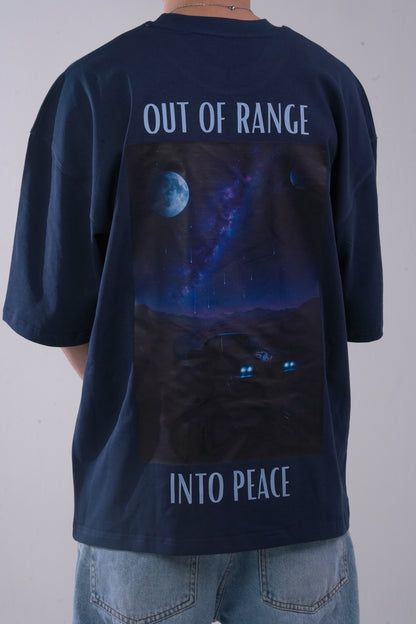 PEACE Navy Blue T-shirt